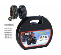 Chaînes à neige XL pour pneus 245/45 R18 avec boîte de transport [Lescars]
