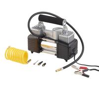 Lescars Mini compresseur 12 V / 10 bar avec manomètre - 55L/mn