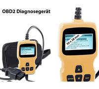 Lescars OBD2 appareil de diagnostic de la mémoire de défauts spécialement pour VW, Audi, Skoda et Seat - lire et effacer les défauts, réinitialiser les messages de service, diagnostic du véhicule