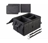 Lescars Organiseur de rangement antidérapant pliable pour coffre - 50 L