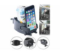 Support 2 en 1 automobile pour smartphone et boisson Lescars