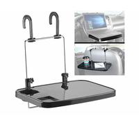Lescars Tablette pliable universelle pour véhicule pour volant et appuie-tête