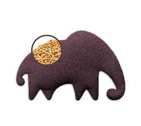 LESCHI Coussin chauffant micro ondes en coton 100% bio, Leschifant violet, Bouillotte graines de blé 100% bio, Bouillotte micro-ondes idéal pour se réchauffer en hiver et pour apaiser le ventre