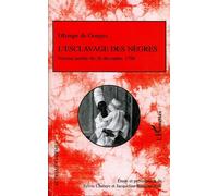L'esclavage des nègres - Milagros Palma - L'harmattan - broché - Théâtre