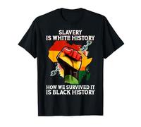 L'esclavage est l'histoire blanche Comment nous avons survécu c'est l'histoire des Noirs T-Shirt