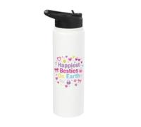 L'escouade magique des meilleures amies du monde fait équipe avec les meilleures amies du monde Stainless Steel Insulated Water Bottle