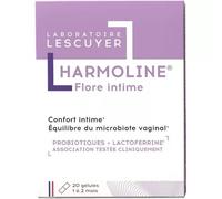 Lescuyer Harmoline Flore Intime Équilibre Microbiote Vaginal 20 Gélules