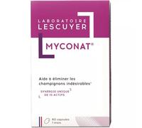 Lescuyer Myconat Mycoses Ongles Bouche Zone Intime & Intestins 60 Capsules