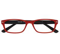 Lesebrille Feeling rot-schwarz +2.50 dpt