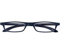 Lesebrille ZIPPER, blau, +1.50 dpt.: Lesebrille mit Federtechnik und Etui, Stärke: +1.50 dpt. (in weiteren Farben/Stärken erhältlich)