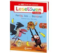 Leselöwen 1. Klasse - Jim ist mies drauf - Fertig, los...Banane!: Auf ins Leseabenteuer! - Die Nr. 1 für den Lesestart jetzt als praktische ... - Erstlesebuch für Kinder ab 6 Jahren