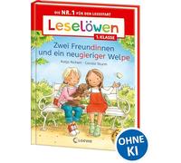Leselöwen 1. Klasse – Deux amies et un chiot curieux – Livre 1re lecture, ABeZeh, 6 ans+