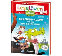 Leselöwen Comics 1. Klasse - Drachen-Alarm auf der magischen Insel: Die Nr. 1 für den Lesestart als Comic-Buch! - Mit Leselernschrift ABeZeh - Erstlesebuch für Kinder ab 6 Jahren