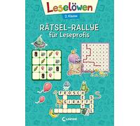 Leselöwen Rätsel-Rallye für Leseprofis - 2. Klasse (Türkis): Rätselbuch zum Lesenlernen für Kinder ab 7 Jahre