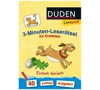 Leseprofi - 3-Minuten-Leserätsel Für Erstleser: Einfach Tierisch