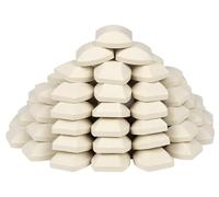 Leship Lot de 100 briquettes en céramique de rechange pour barbecue à gaz Turbo, Nexgrill à gaz, briquettes de rechange pour pierres de lave, 5,1 x 5,1 cm