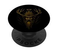 Leshy Slave Folklore Forêt Esprit Alchimique de la Terre Symbole PopSockets PopGrip Adhésif