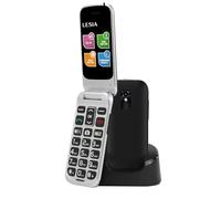 LESIA Téléphone Portable Senior Débloqué à Clapet, 4G LTE Telephone Portable pour Personnes âgées avec Grandes Touches Bouton SOS Haut-Parleur de Boîte Batterie 1300mAh Flip Seniors