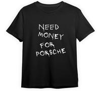 Lesley Need Mo#Ney for Por#Sche Camicia Con Stampa sul Retro Con scritta Need Money for Shirt ulticolore Black XXL