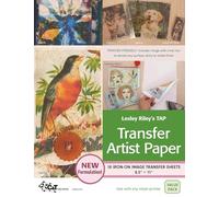 Lesley Riley's Tap, Transfer Artist Paper: 18 Iron-on Image Transfer Sheets 8.5 X 11-