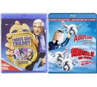 Leslie Nielson 5-Movie Comedy Collection - Naked Gun Trilogy + Airplane Movie Collection (Blu-ray 2-Pack)