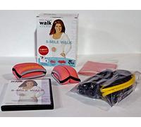 Leslie Sansone Walk At Home DVD d'entraînement de niveau avancé de 5 miles (avec bande de serrage, poids doux de 0,9 kg, sangle de marche)
