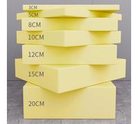 Lesone Mousse D'ameublement de Rechange, 3/5/8/10/15 cm Éponge Haute Densité 35D, Mousse de Rembourrage Jaune pour Banc de Jardin, Canapé, Fauteuils, à Découper (Épaisseur 10 cm-100x40cm)