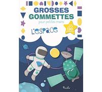 Grosses gommettes l'espace bleu TU