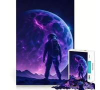 l'espace est Sauvage Puzzle de 1000 pièces pour Adolescents Stimule la mémoire Détente en Douceur Coupe Premium Surprise d'anniversaire (38x52cm)