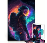 l'espace est Sauvage Puzzle de 1000 pièces pour Adultes Cadeau Stimulant pour l'esprit Jeu de Loisirs Facile Découpe précise Cadeau spécial (38x52cm)