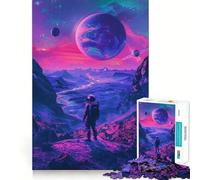 l'espace est Sauvage Puzzle de 1000 pièces pour Adultes et Adolescents Jeu d'adresse Amusant et Relaxant Bords serrés pour Les fêtes (38x26cm)