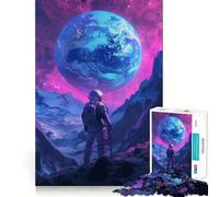 l'espace est Sauvage Puzzle de 1000 pièces pour Adultes Jeu de réflexion Passe-Temps la Maison Bords Nets Joli Cadeau (38x26cm)