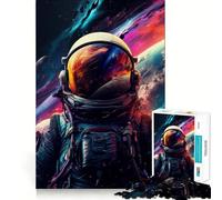 l'espace est Sauvage Puzzle de 1000 pièces pour Adultes Jeu d'entraînement cérébral Image Douce et relaxante Assembler Joli Cadeau (38x52cm)