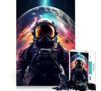 l'espace est Sauvage Puzzle de 1000 pièces pour Adultes Stimule la mémoire Divertissement Occasionnel Bords Nets Cadeau Classique (38x52cm)
