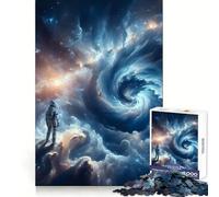 l'espace est Un Labyrinthe Puzzle pour Adultes 1000 pièces Jeu Intelligent, Calme et apaisant Assemblage de Motifs (38x52cm)