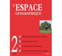 L'espace géographique n° 2-2019 - Collectif - Puf - broché - Revue