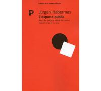 L'espace Public - Archéologie De La Publicité Comme Dimension Constitutive De La Société Bourgeoise | Occasion