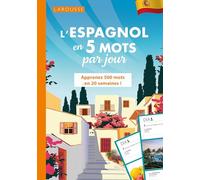 Collectif – L'espagnol en 5 mots par jour – Apprenez 500 mots en 20 semaines – Broché