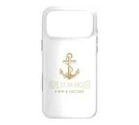 L'espérance chrétienne comme Ancre Solide (Hébreux 6.19) Coque pour iPhone 17 Pro Max