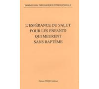 L'espérance du salut pour les enfants qui meurent sans baptême