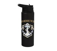 L'espoir ancre la conception de l'ancre de l'âme Stainless Steel Insulated Water Bottle