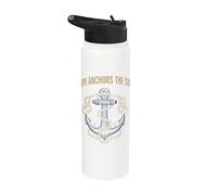 L'espoir ancre la conception de l'ancre de l'âme Stainless Steel Insulated Water Bottle
