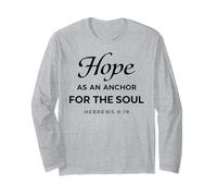 l'espoir comme Point d'ancrage pour l'âme Hébreux 6:19 La Foi dans Les Écritures Manche Longue