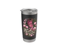 L'espoir fleurit à chaque saison : Butterfly Survivor Rebirth Life Gobelet isotherme en acier inoxydable double paroi