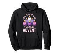 L'espoir, la paix, la joie, l'amour, fêtez Noël Sweat à Capuche
