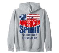 l'esprit américain : Nous, Le Peuple, soutenons la démocratie de nos voisins Sweat à Capuche