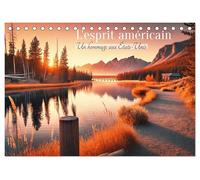 L'esprit américain - Un hommage aux États-Unis. (Calendrier de bureau 2027 DIN A5 vertical), CALVENDO calendrier mensuel