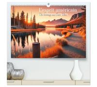 L'esprit américain - Un hommage aux États-Unis. (Calendrier mural haut de gamme 2027 DIN A2 vertical), CALVENDO calendrier mensuel