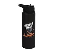L'esprit d'aventure de haut vol de Parkour Ninja Stainless Steel Insulated Water Bottle