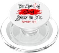 l'esprit de Dieu habite en Moi Romains 8:11 PopSockets PopGrip pour MagSafe